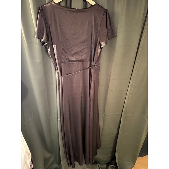 Baltic Born Krystal Satin Wrap Maxi Dress - Picture 6 of 6